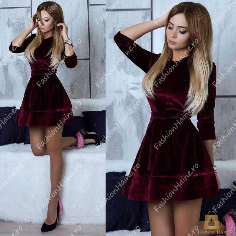 Rochie Catifea Zina