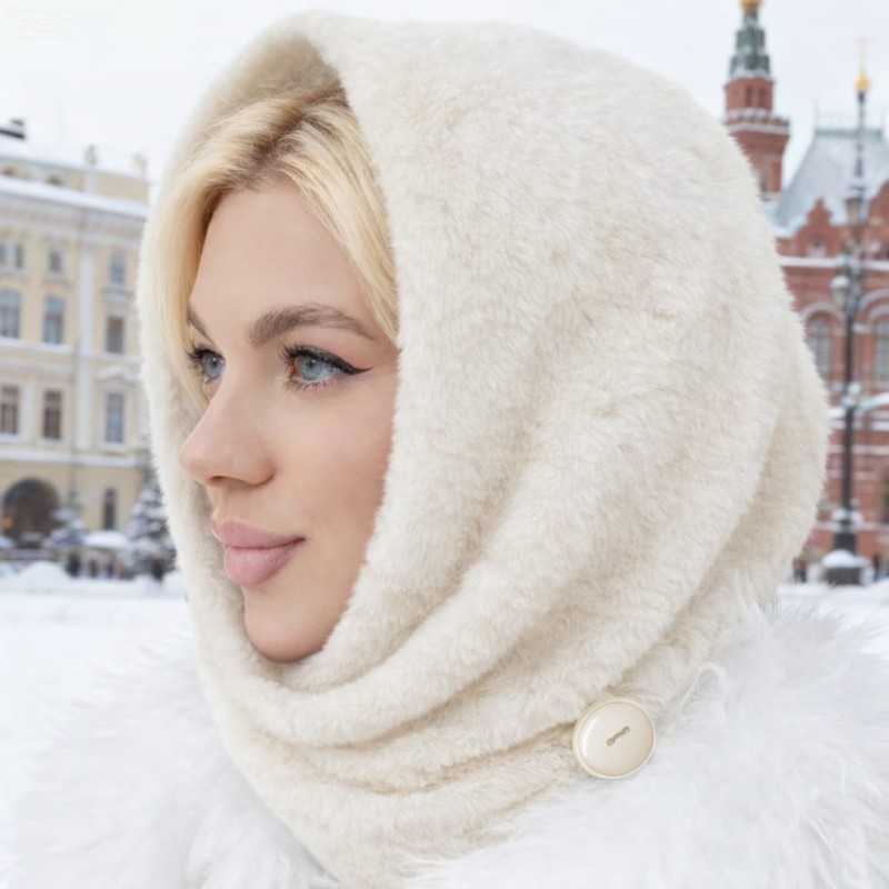 Balaclava din blana cu captuseala