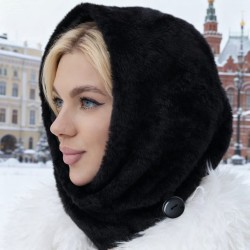 Balaclava din blana cu captuseala