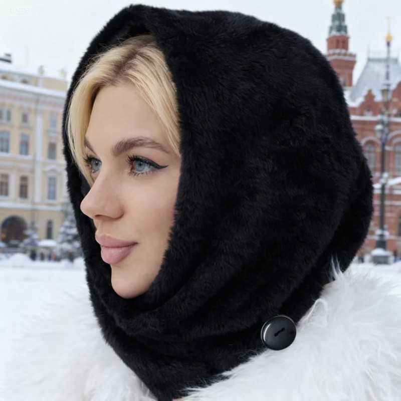 Balaclava din blana cu captuseala